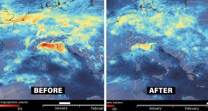 Satelite Images Show A Dramatic Decline In Pollution Levels Over Italy Since The Lockdown