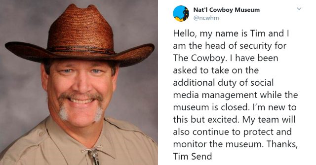 Cowboy Museum Allows Their Head Of Security To Control Their Twitter And His Tweets Are Hilarious